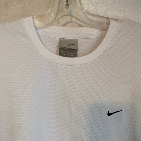 Nike Dri-Fit Advantage Long Sleeve Top White  Adult Lg - Picture 3 of 10